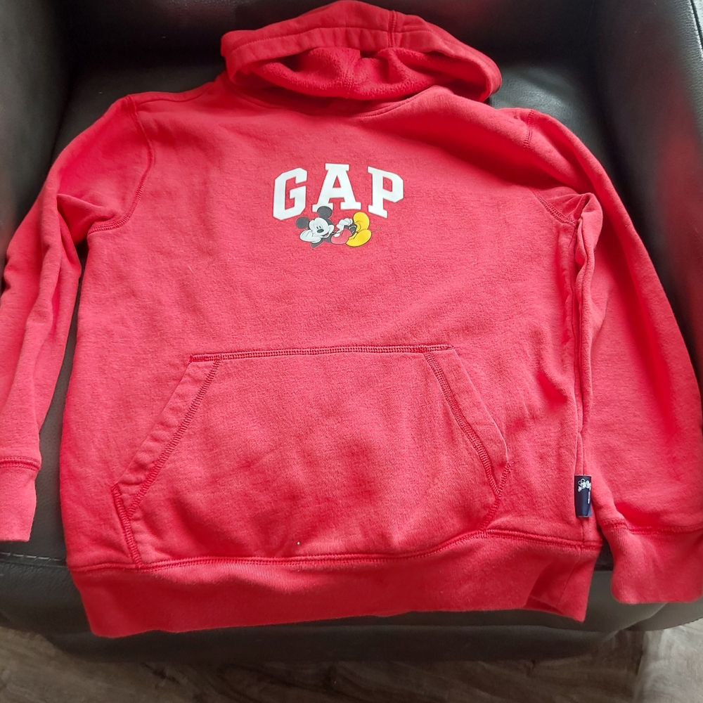 GAP Disney Kids Bright Red Pullover Hoodie